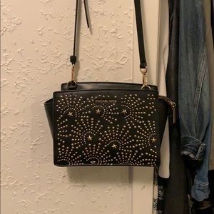 Michael Kors gold studded bag